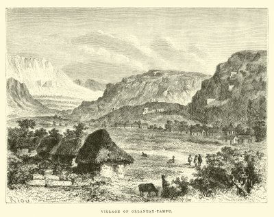 Pueblo de Ollantay-Tampu de Edouard Riou
